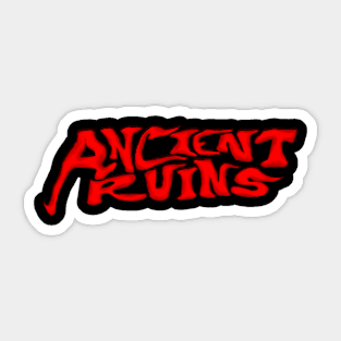 Ancient Ruins Logo Sticker